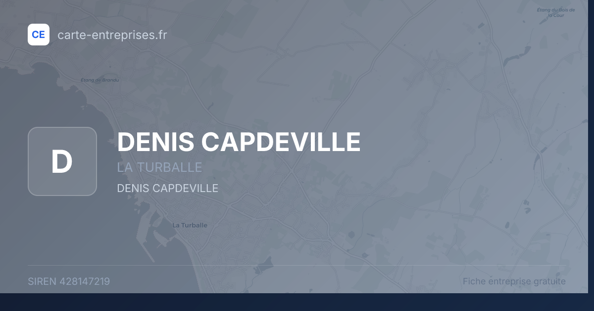 DENIS CAPDEVILLE — 428147219 — fiche entreprise