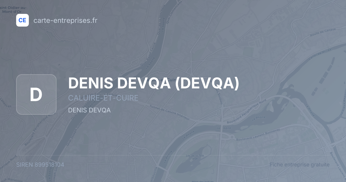 DENIS DEVQA (DEVQA) — 899518104 — fiche entreprise