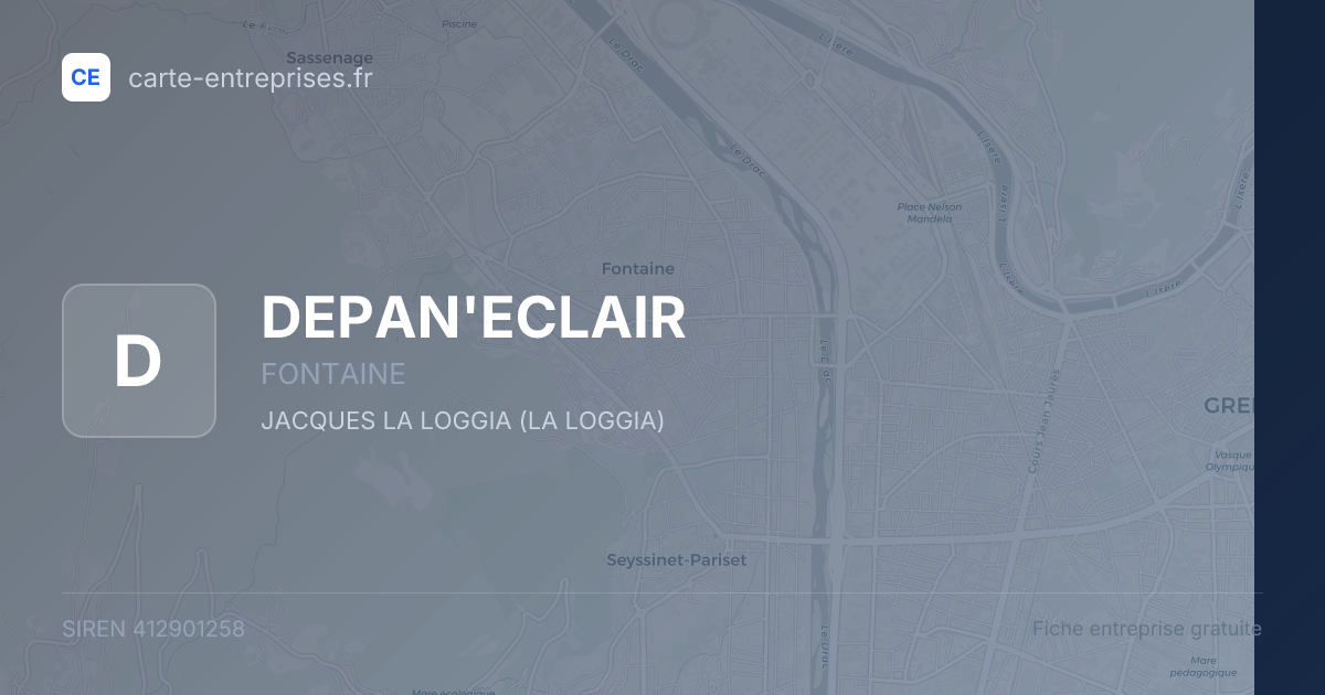DEPAN'ECLAIR — 412901258 — fiche entreprise
