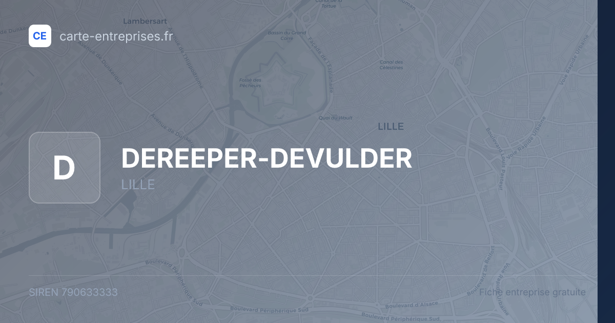 DEREEPER-DEVULDER — 790633333 — fiche entreprise