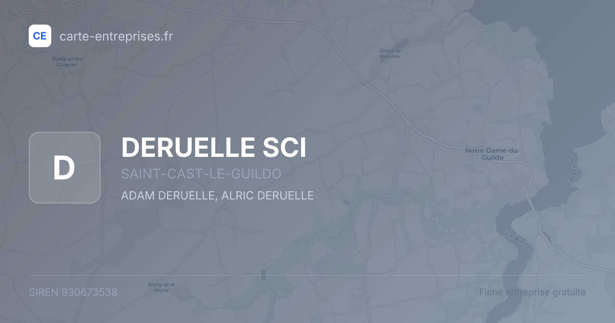 DERUELLE SCI — 930673538 — fiche entreprise