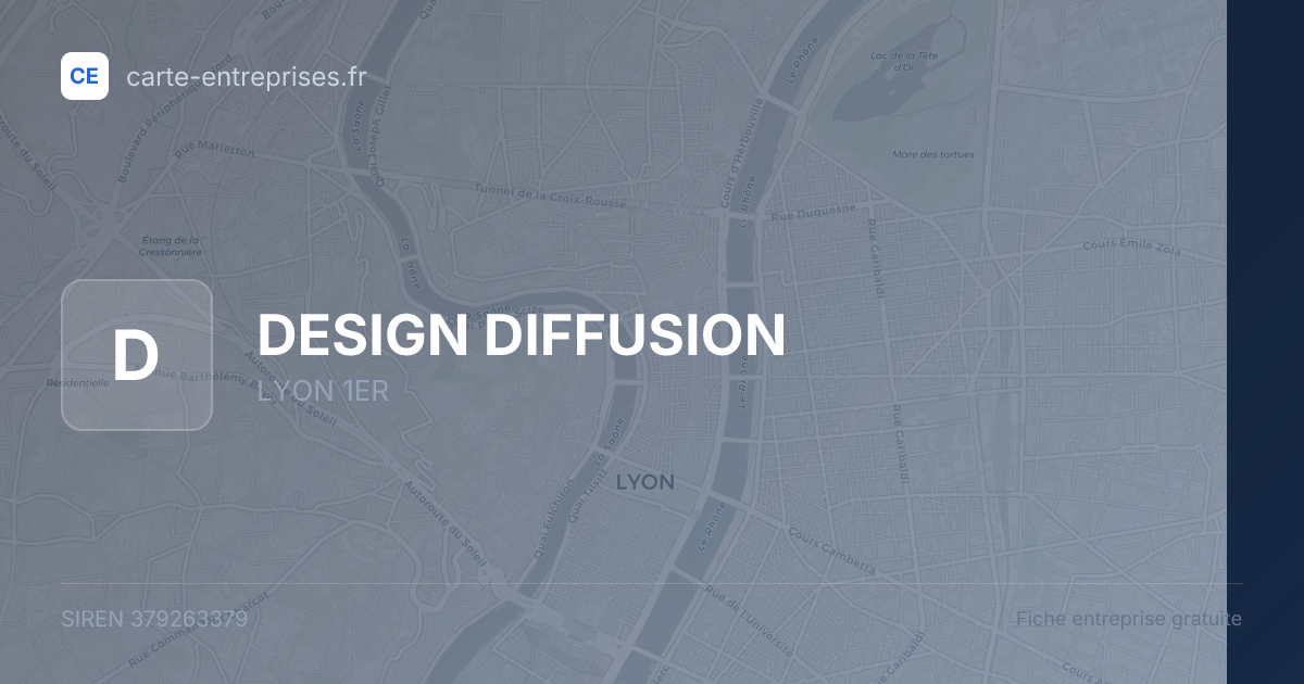DESIGN DIFFUSION — 379263379 — fiche entreprise