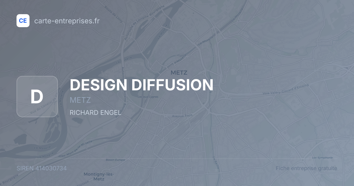 DESIGN DIFFUSION — 414030734 — fiche entreprise