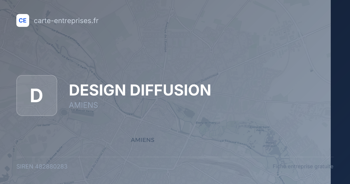 DESIGN DIFFUSION — 482880283 — fiche entreprise