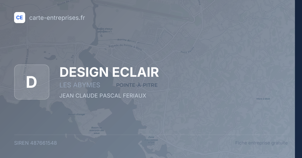 DESIGN ECLAIR — 487661548 — fiche entreprise