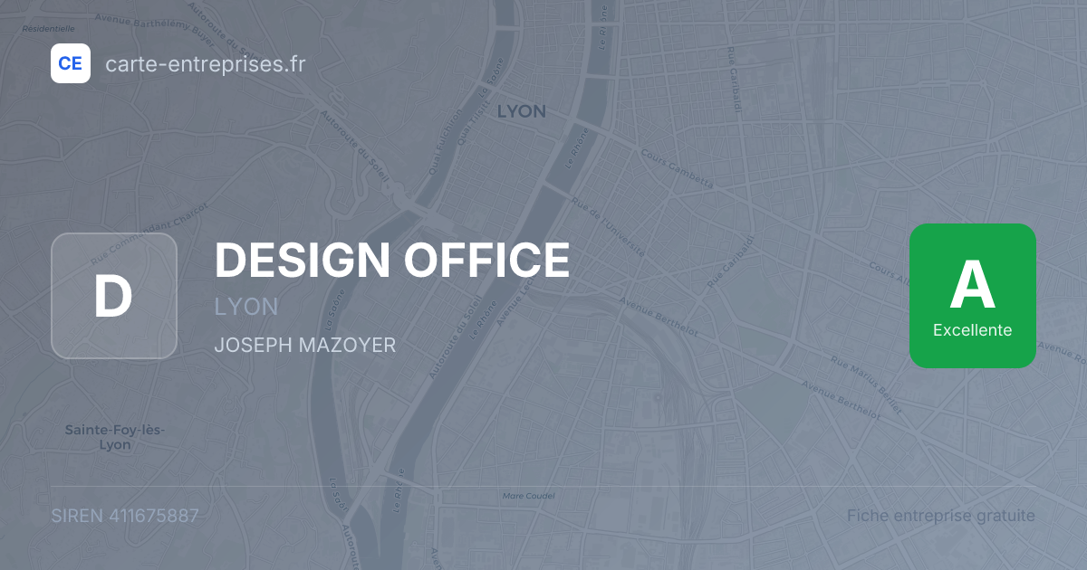 DESIGN OFFICE — 411675887 — fiche entreprise