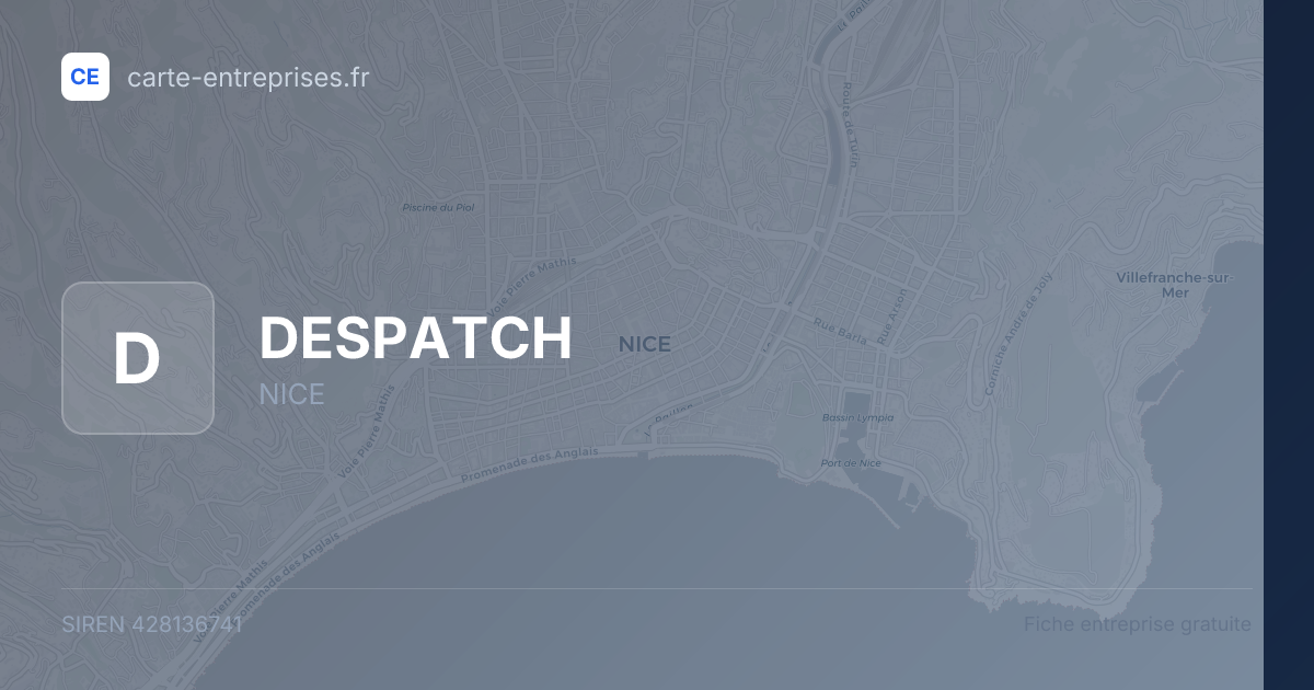 DESPATCH — 428136741 — fiche entreprise