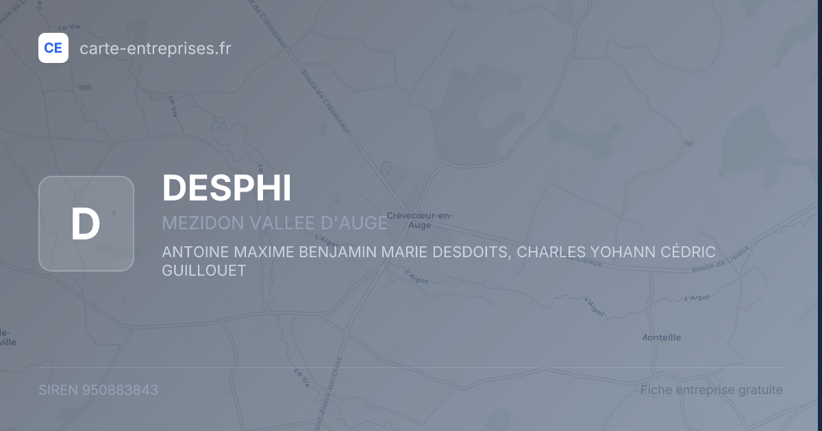 DESPHI — 950883843 — fiche entreprise