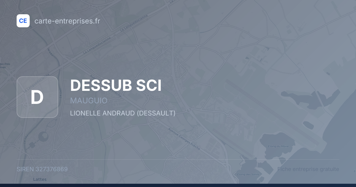 DESSUB SCI — 327376869 — fiche entreprise