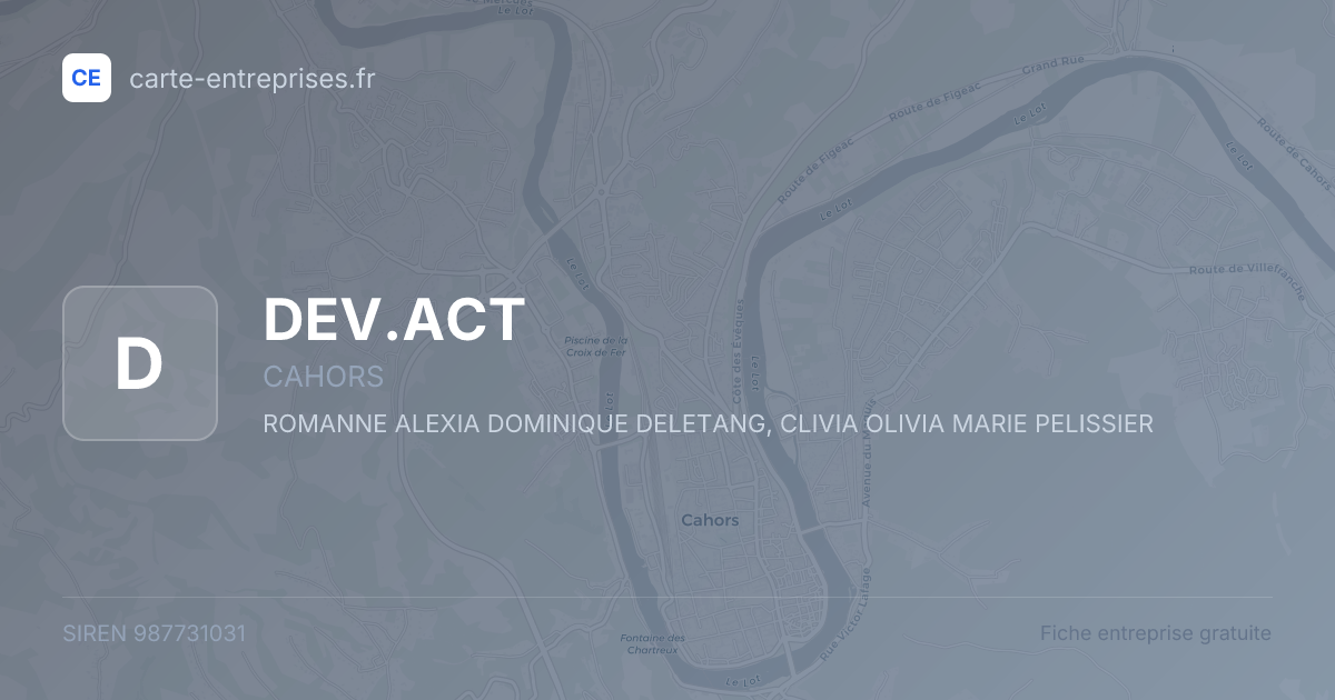 DEV.ACT — 987731031 — fiche entreprise