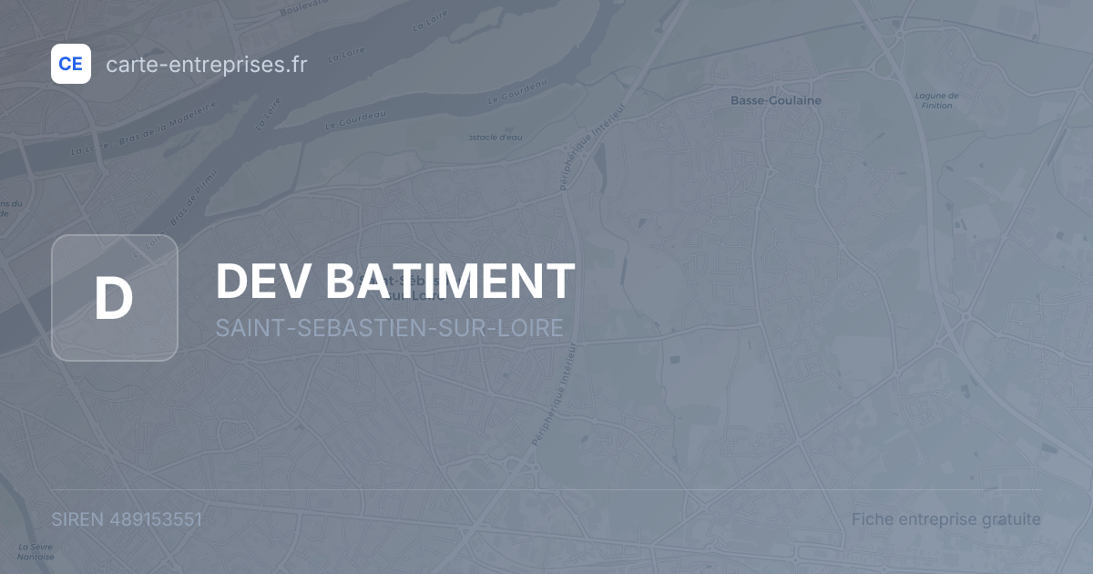 DEV BATIMENT — 489153551 — fiche entreprise