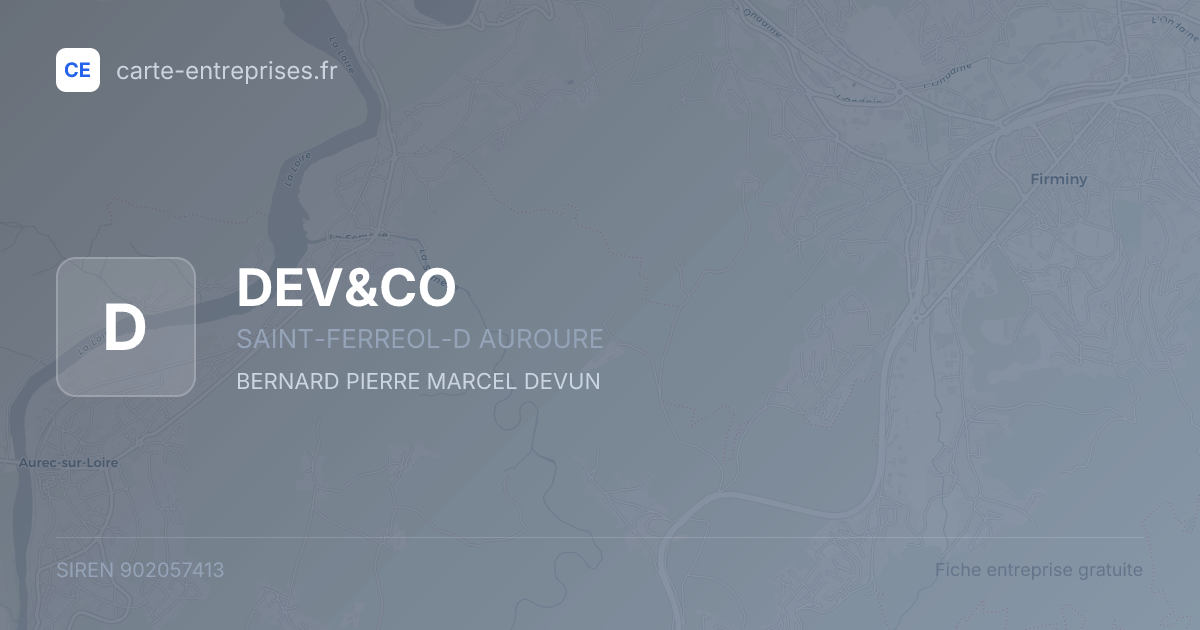 DEV&CO — 902057413 — fiche entreprise