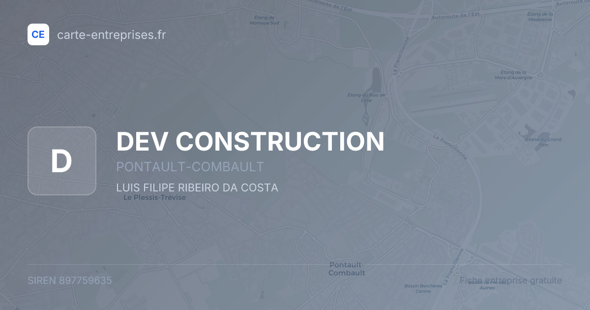DEV CONSTRUCTION — 897759635 — fiche entreprise