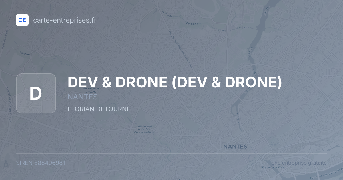 DEV & DRONE — 888496981 — fiche entreprise
