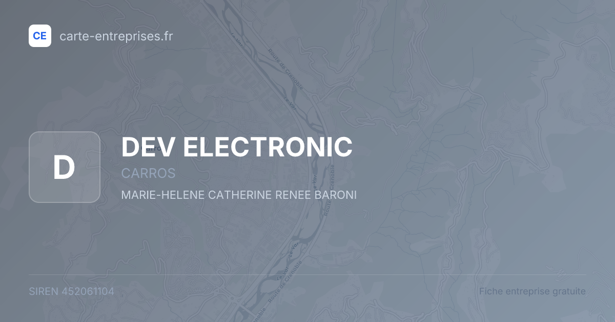 DEV ELECTRONIC — 452061104 — fiche entreprise