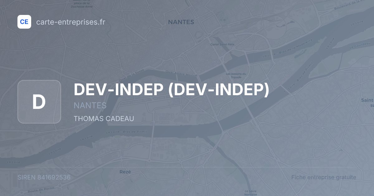 DEV-INDEP — 841692536 — fiche entreprise