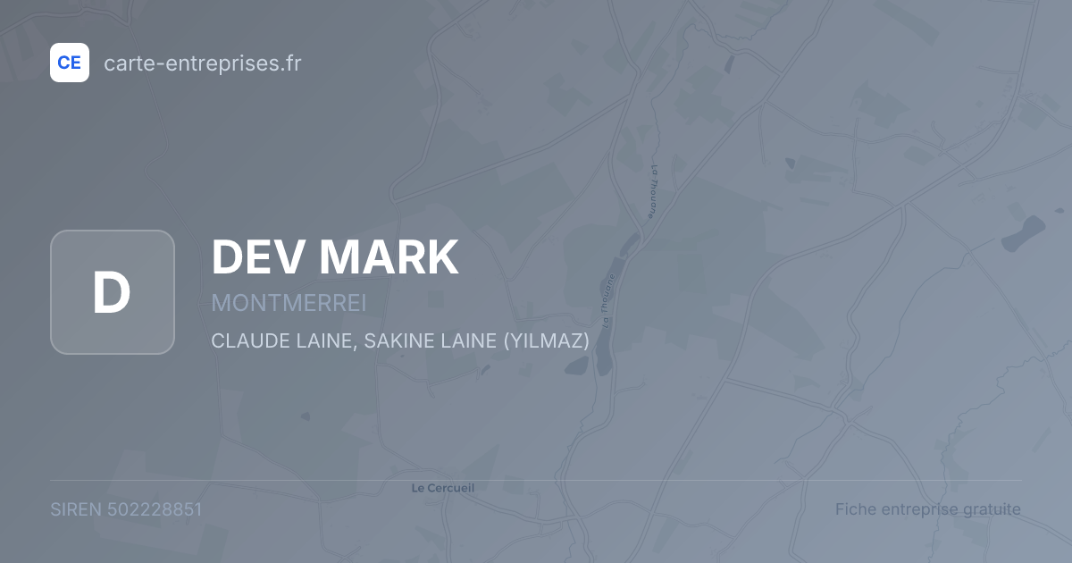 DEV MARK — 502228851 — fiche entreprise