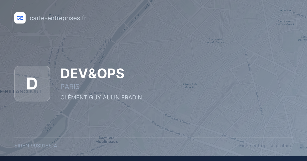 DEV&OPS — 993918614 — fiche entreprise