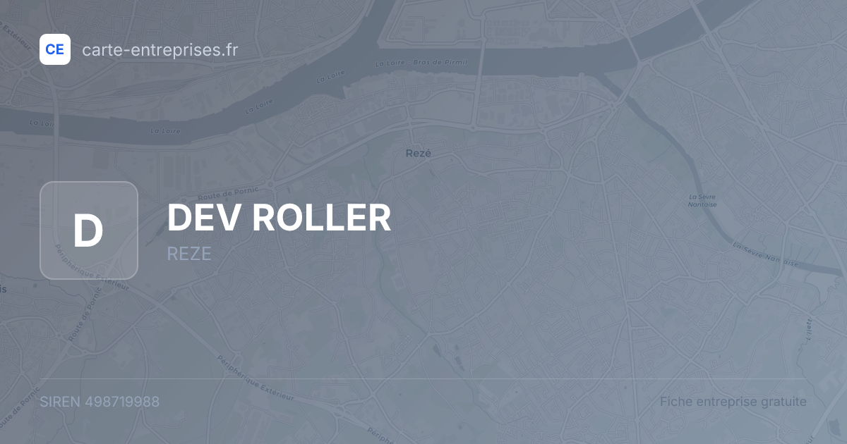 DEV ROLLER — 498719988 — fiche entreprise