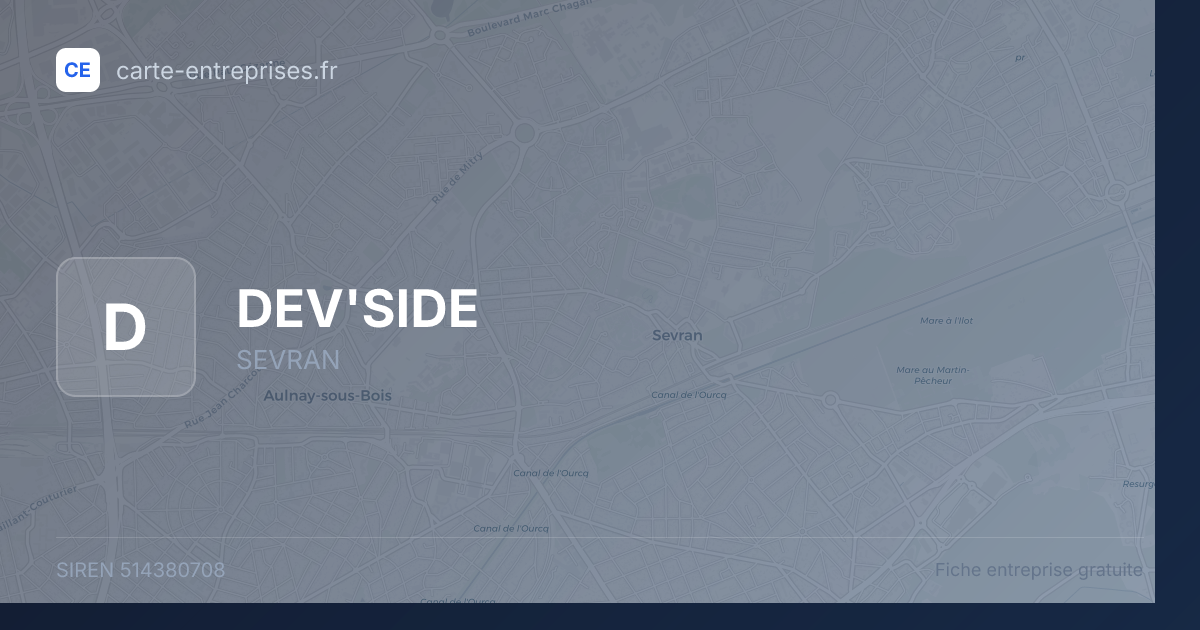DEV'SIDE — 514380708 — fiche entreprise