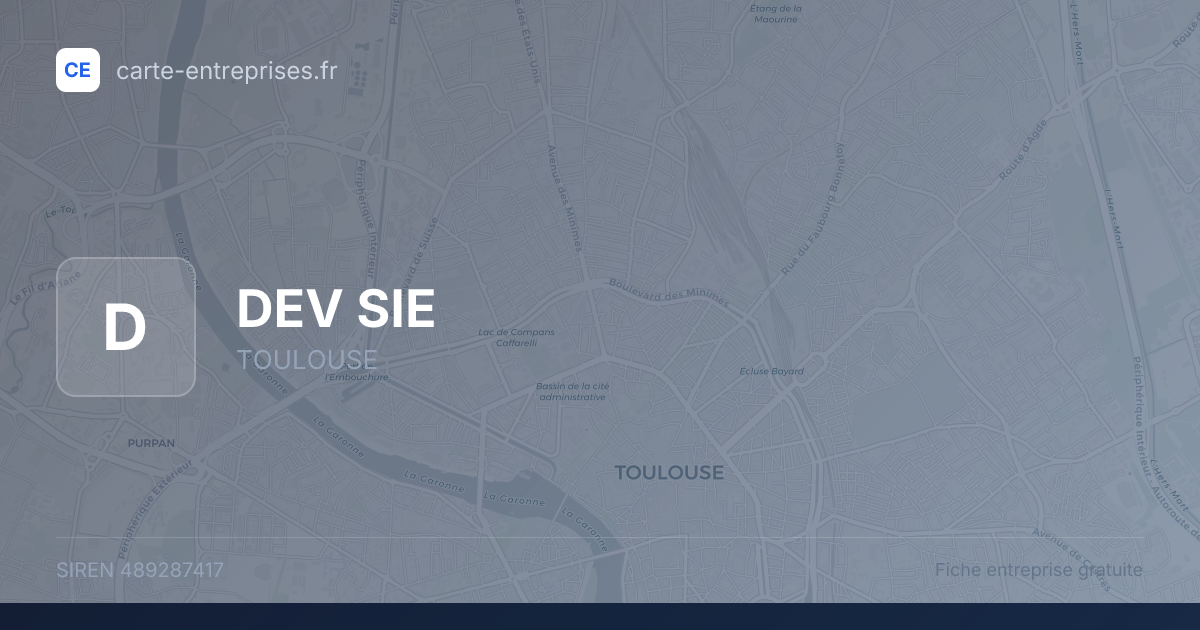 DEV   SIE — 489287417 — fiche entreprise