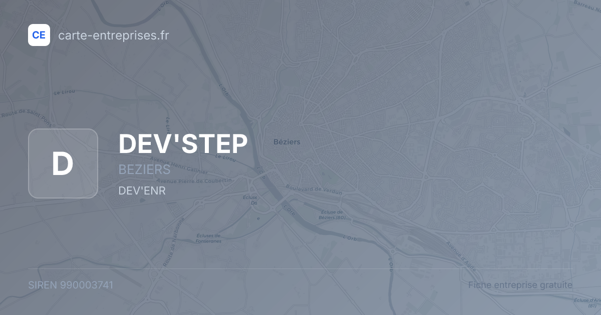 DEV'STEP — 990003741 — fiche entreprise