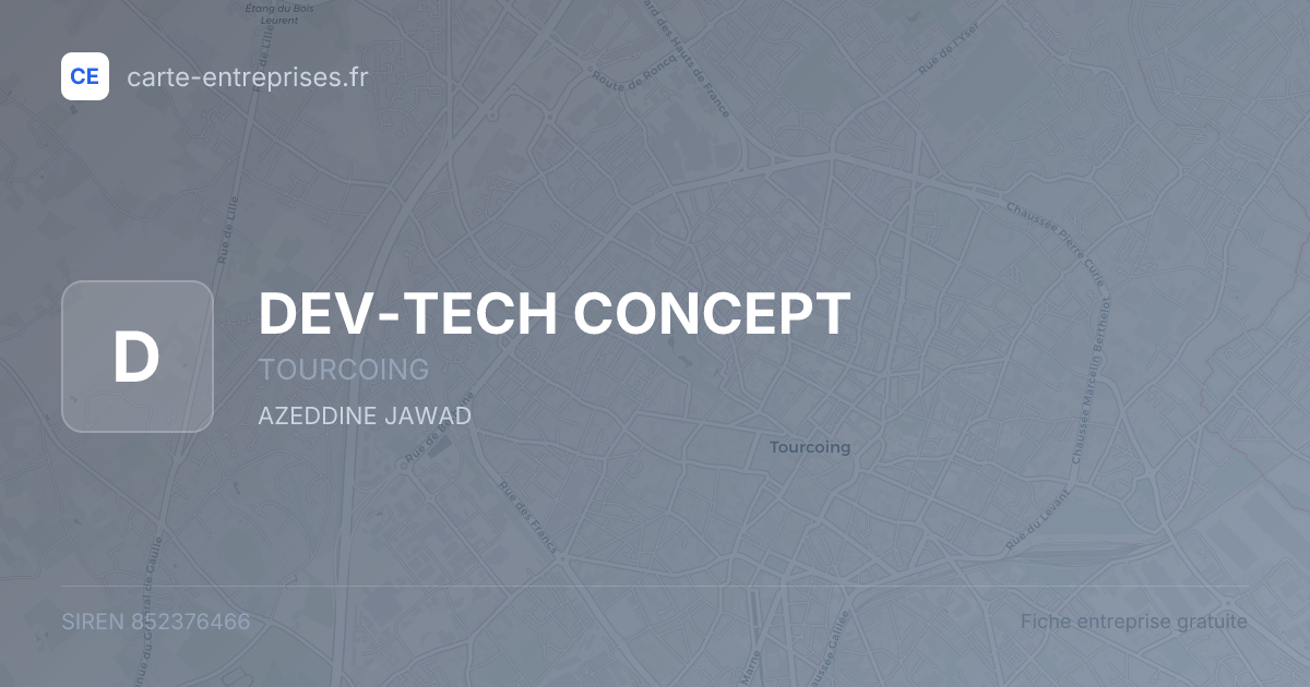 DEV-TECH CONCEPT — 852376466 — fiche entreprise