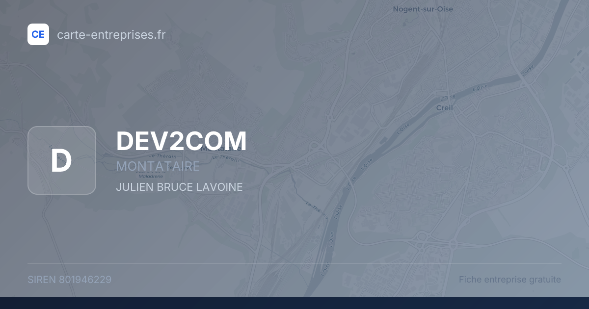 DEV2COM — 801946229 — fiche entreprise