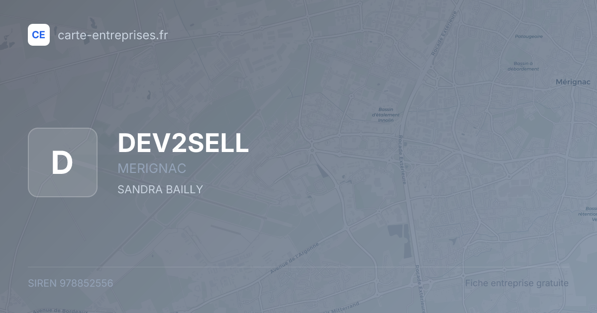 DEV2SELL — 978852556 — fiche entreprise