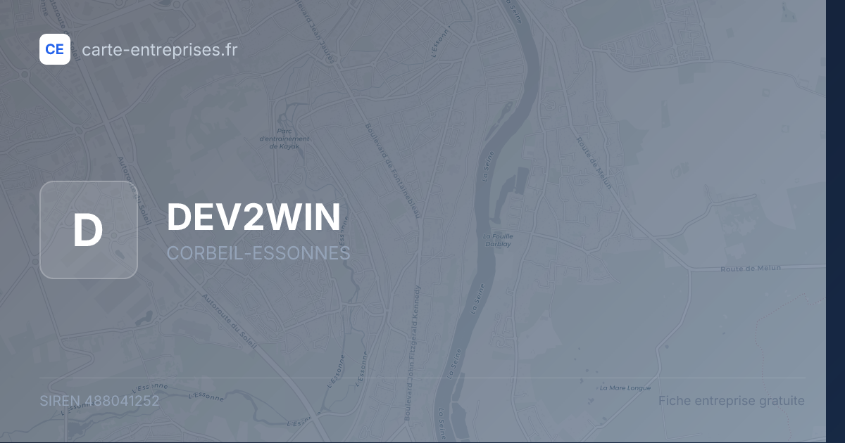DEV2WIN — 488041252 — fiche entreprise