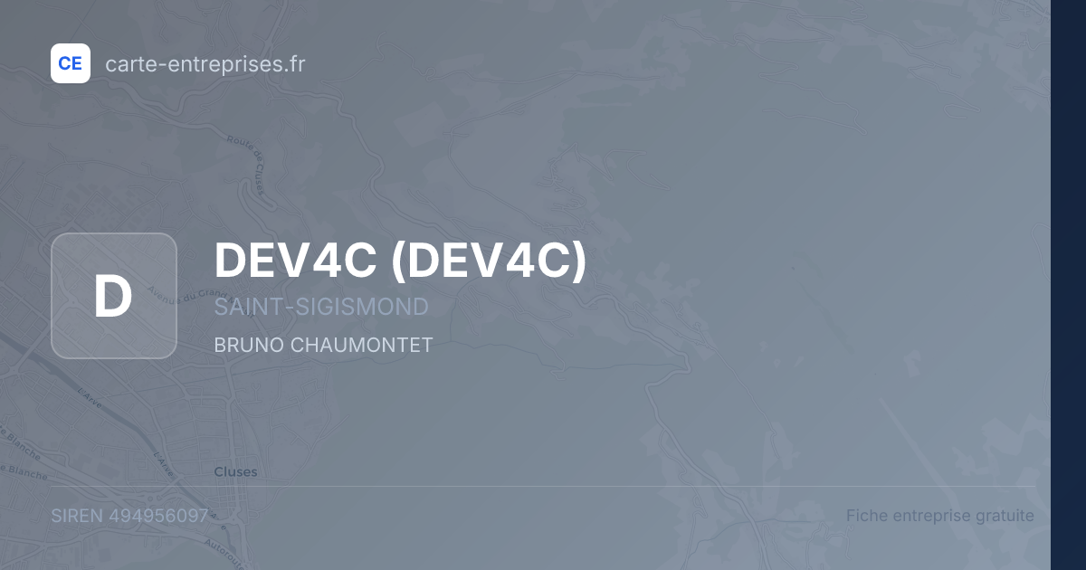 DEV4C — 494956097 — fiche entreprise