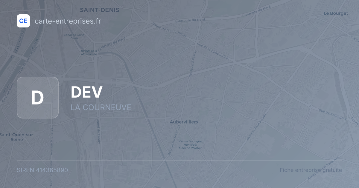 DEV — 414365890 — fiche entreprise