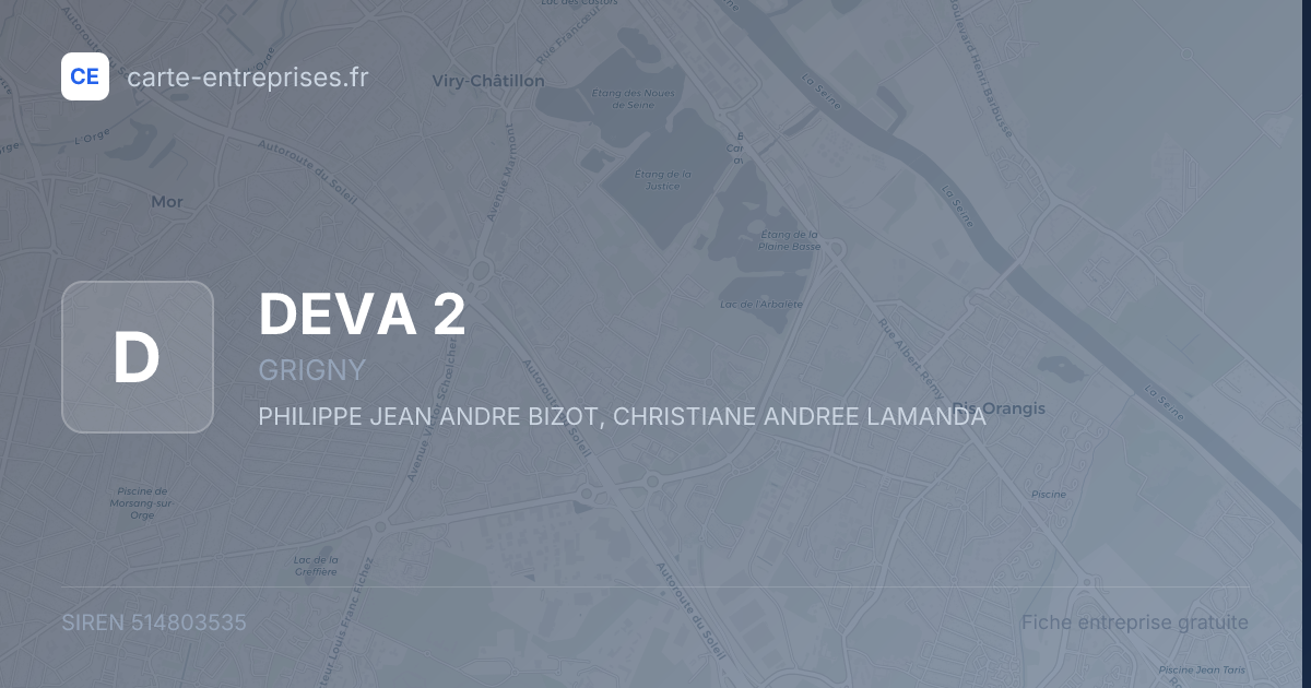 DEVA 2 — 514803535 — fiche entreprise