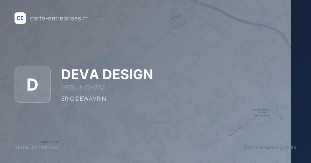 DEVA DESIGN — 442942967 — fiche entreprise