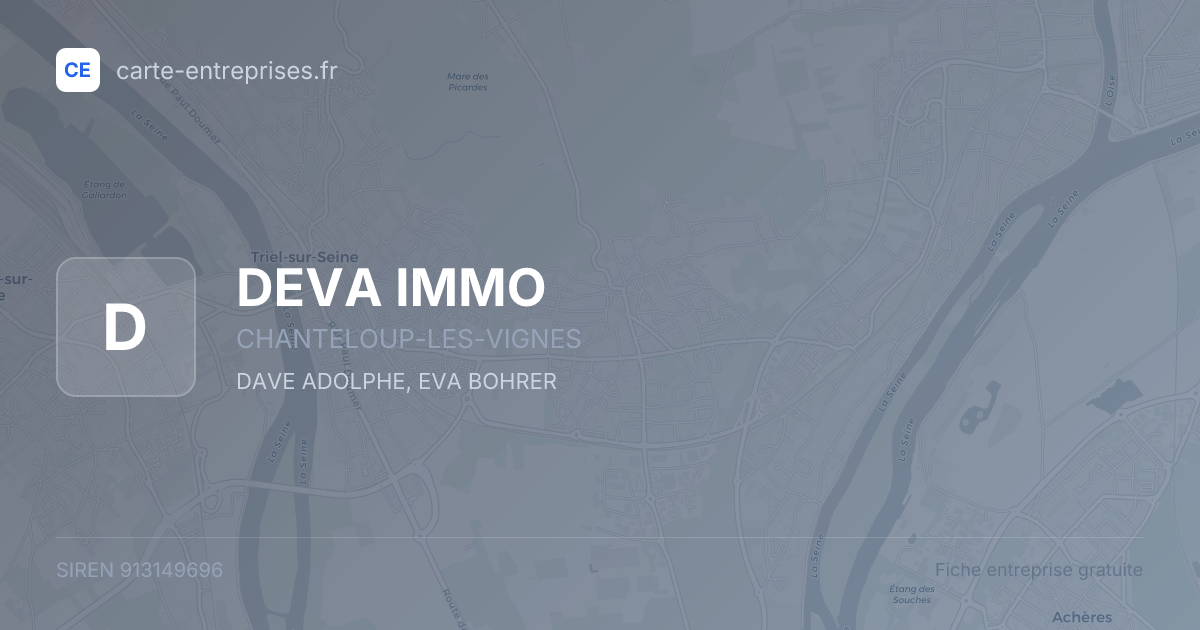 DEVA IMMO — 913149696 — fiche entreprise
