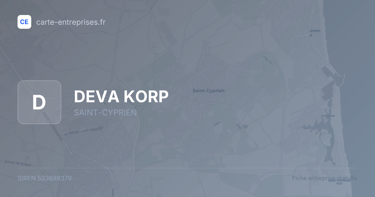 DEVA KORP — 533698379 — fiche entreprise