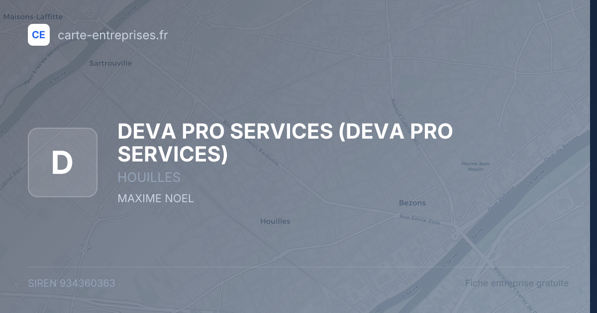 DEVA PRO SERVICES — 934360363 — fiche entreprise