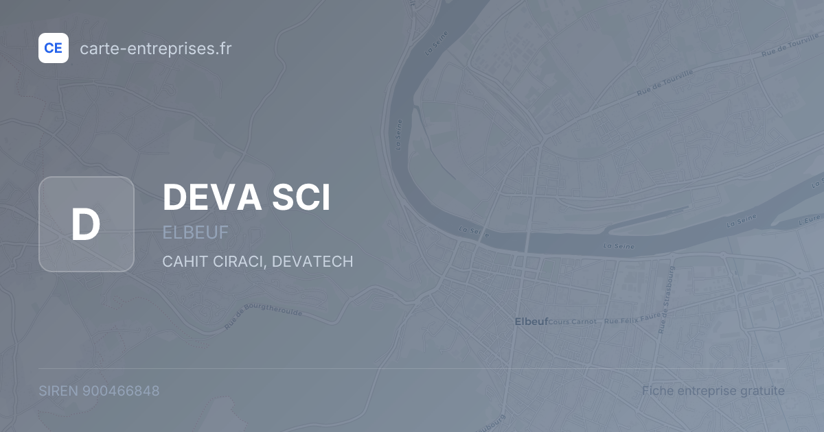 DEVA SCI — 900466848 — fiche entreprise