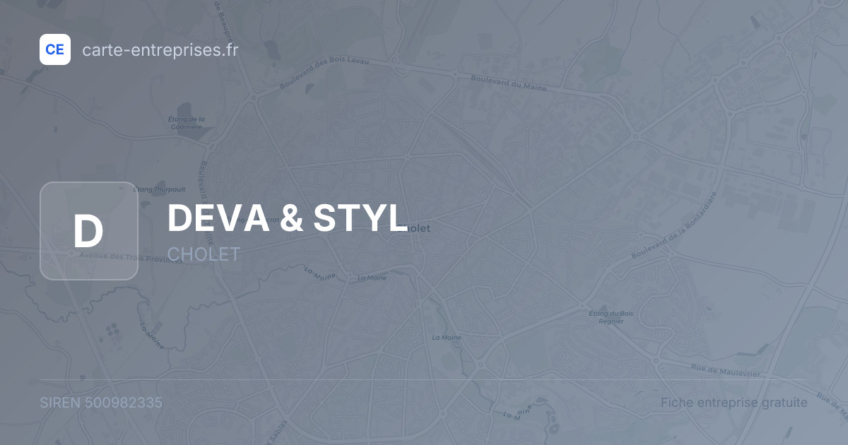 DEVA & STYL — 500982335 — fiche entreprise