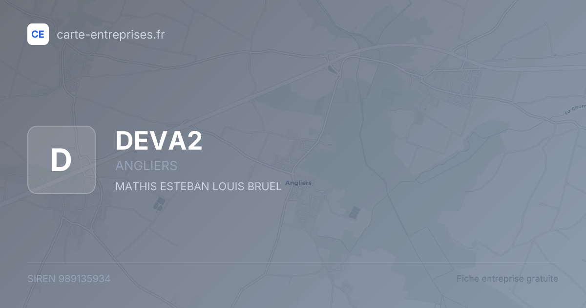 DEVA2 — 989135934 — fiche entreprise