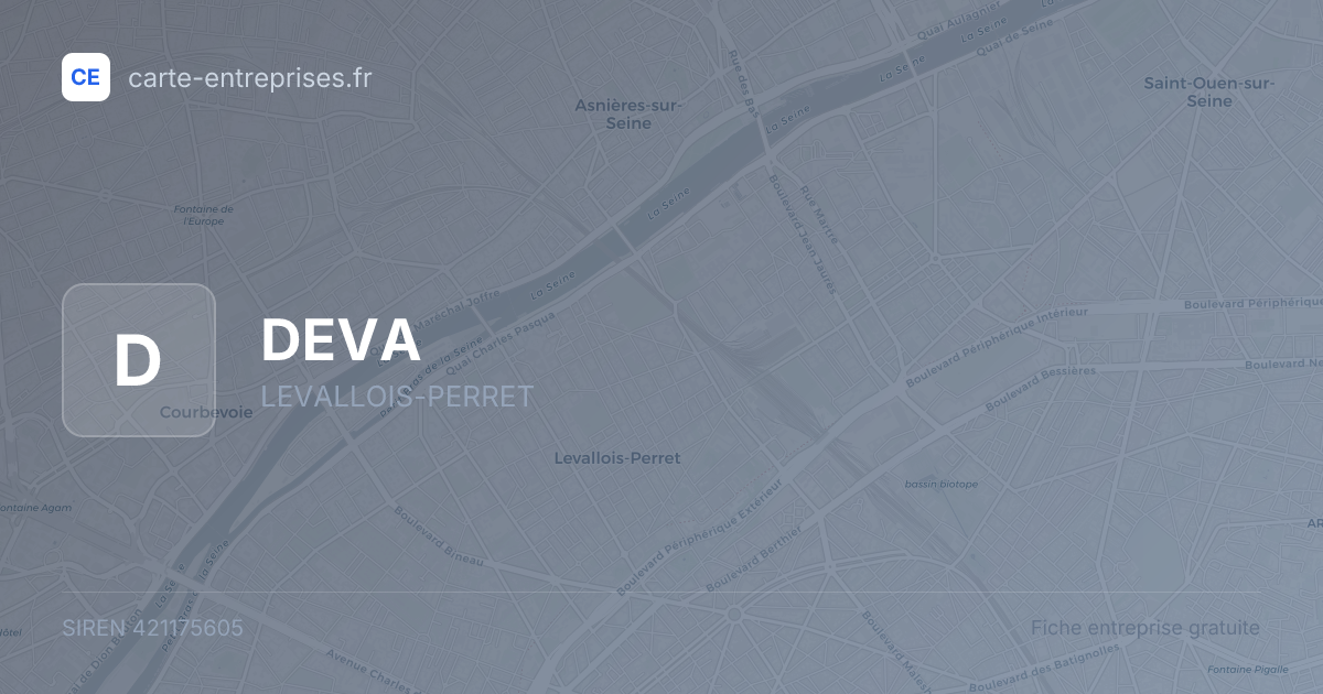 DEVA — 421175605 — fiche entreprise