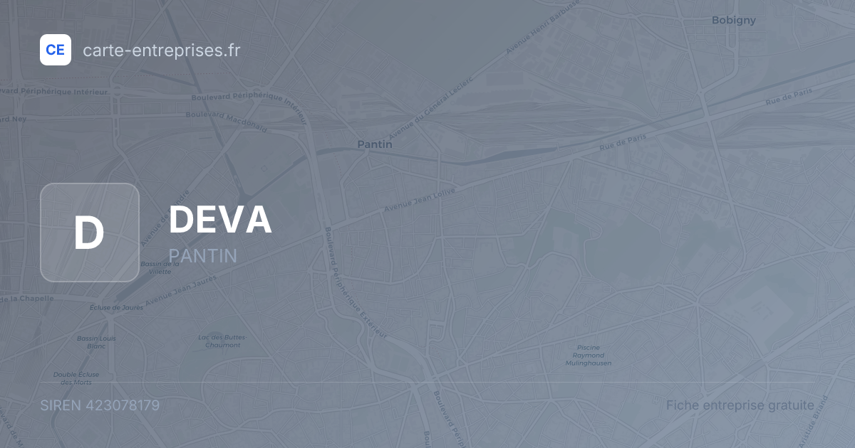 DEVA — 423078179 — fiche entreprise