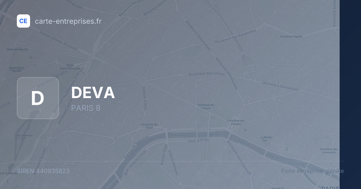 DEVA — 440935823 — fiche entreprise