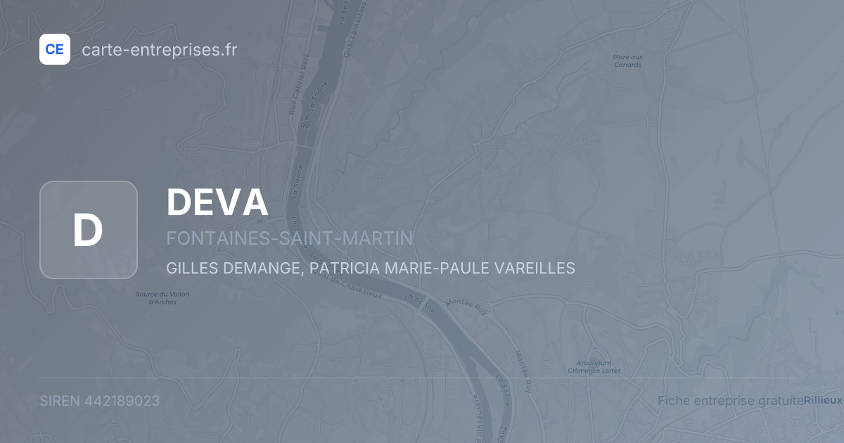 DEVA — 442189023 — fiche entreprise