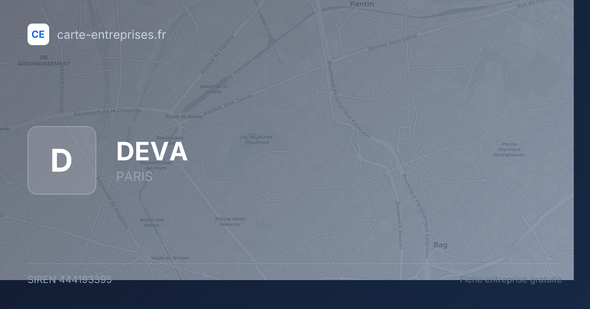 DEVA — 444193395 — fiche entreprise