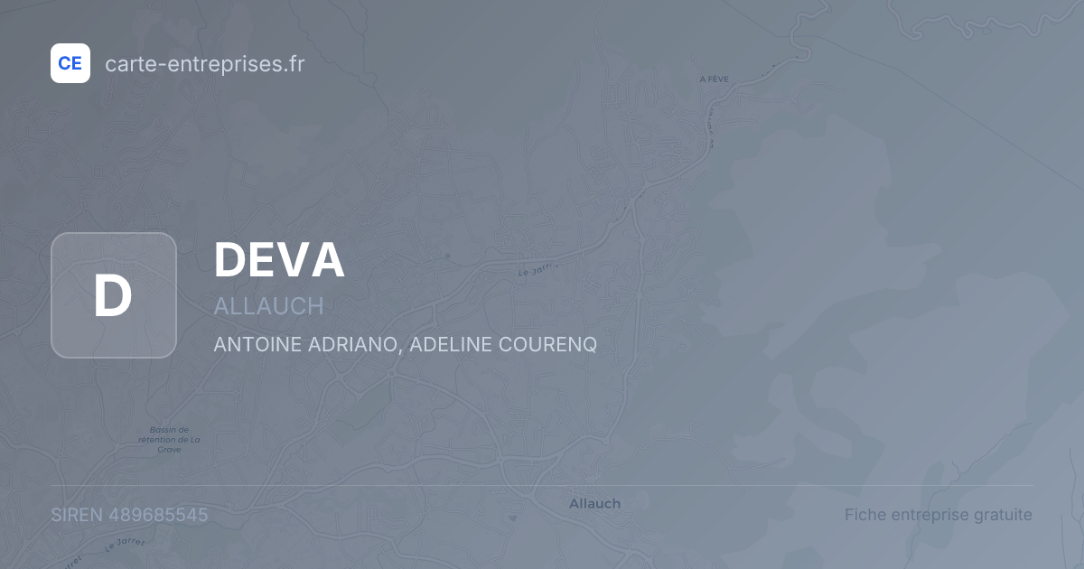 DEVA — 489685545 — fiche entreprise