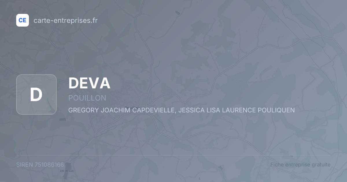 DEVA — 751086166 — fiche entreprise