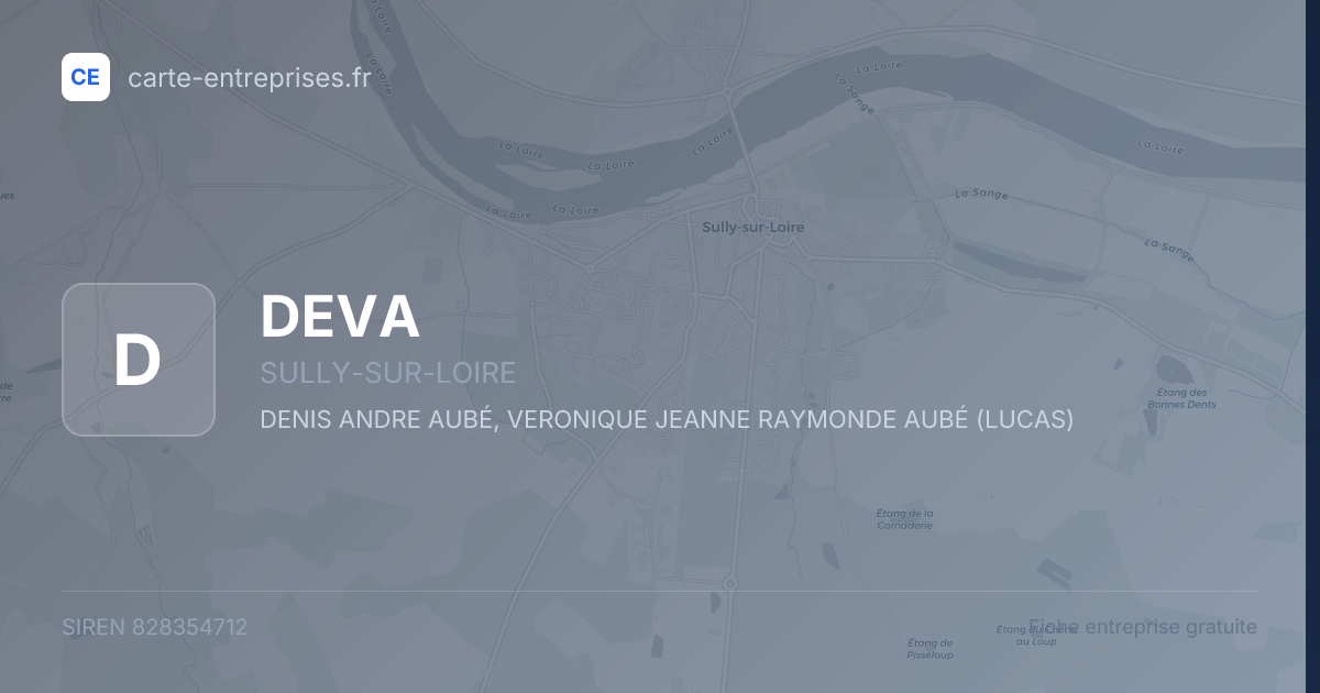DEVA — 828354712 — fiche entreprise