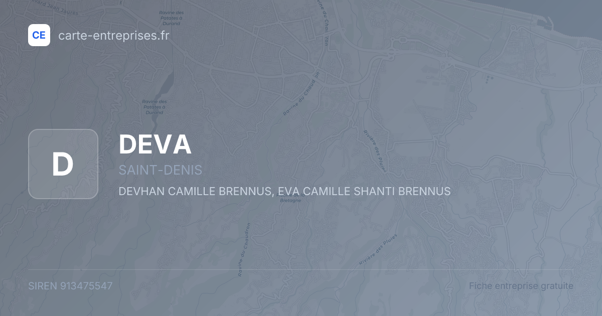 DEVA — 913475547 — fiche entreprise