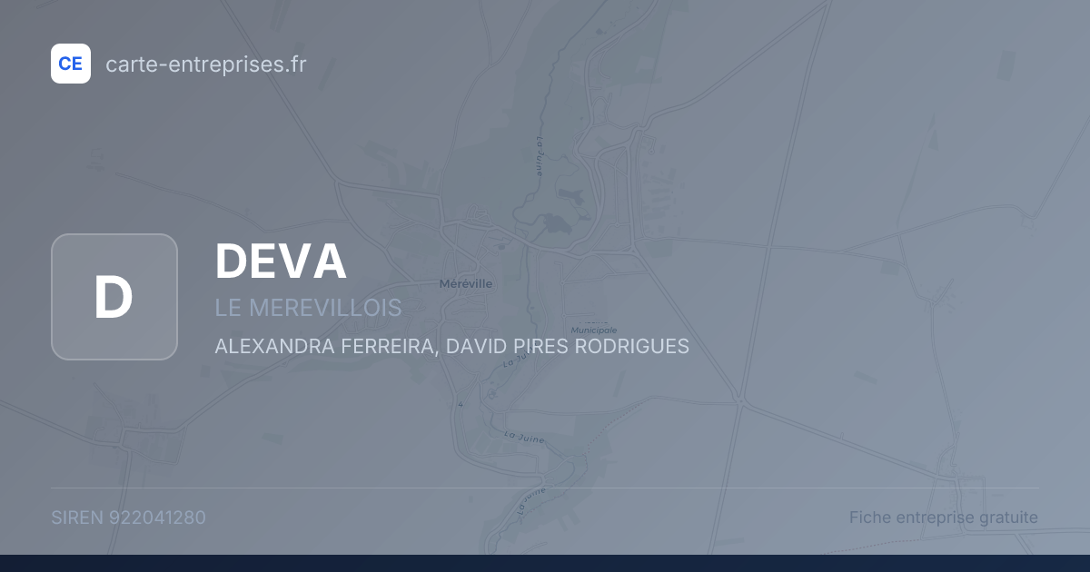DEVA — 922041280 — fiche entreprise